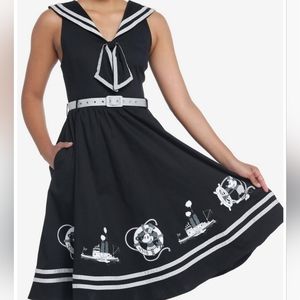 Her Universe Disney Steamboat Willie Sailor Dress Her Universe Exclusive